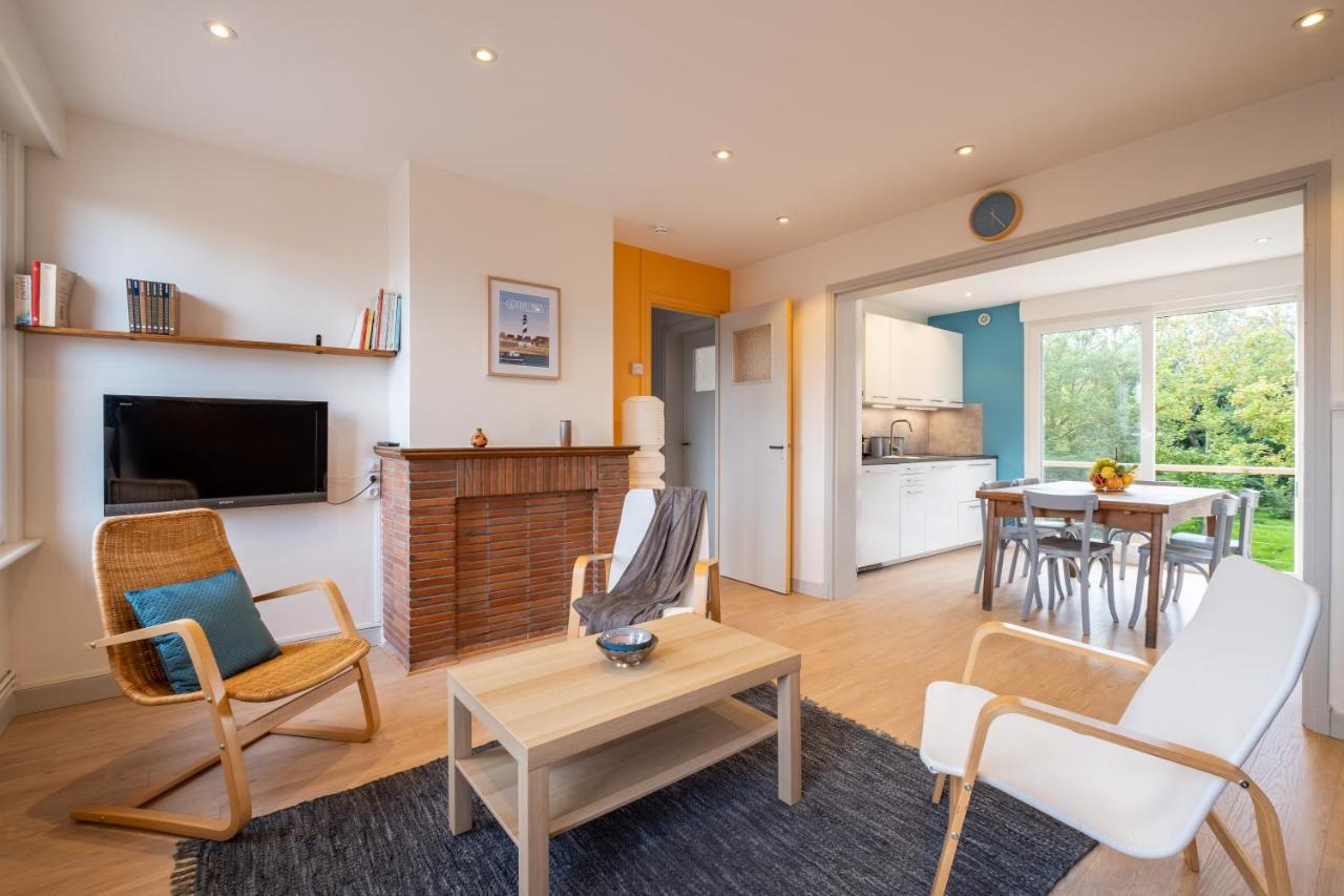 Appartement La Rafale - Acces Prive Plage - Jardin - Arrivee Autonome Гравлин Екстериор снимка