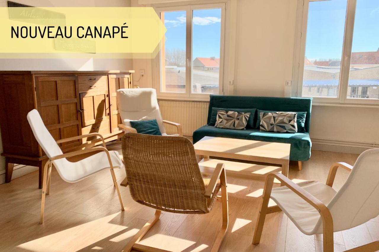 Appartement La Rafale - Acces Prive Plage - Jardin - Arrivee Autonome Гравлин Екстериор снимка